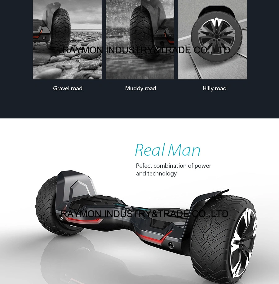 Warrior 8.5 Inch All Terrain off Road Balancing Hover Board with Speakers and LED Lights