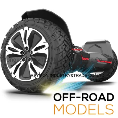 Warrior 8,5-Zoll-All-Terrain-Offroad-Balance-Hoverboard mit Lautsprechern und LED-Leuchten